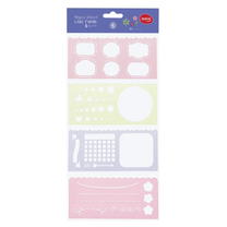 Régua Stêncil 4 Unid. Lilac Fields By Sof 31690 - Molin