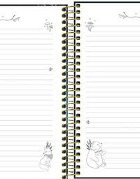 Caderno Espiral Capa Dura Colegial 10 Matérias Loveland 160 Folhas 33300 - Tilibra
