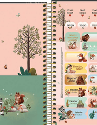 Caderno Espiral Capa Dura Colegial 10 Matérias Loveland 160 Folhas 33300 - Tilibra
