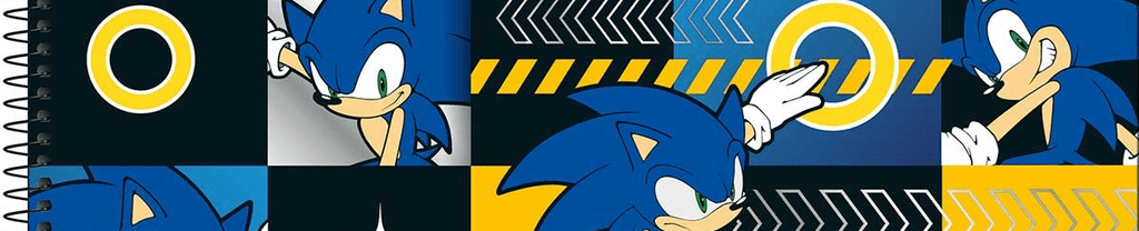 Caderno de Cartografia e Desenho Espiral Capa Dura Sonic 80 Folhas 34302 - Tilibra