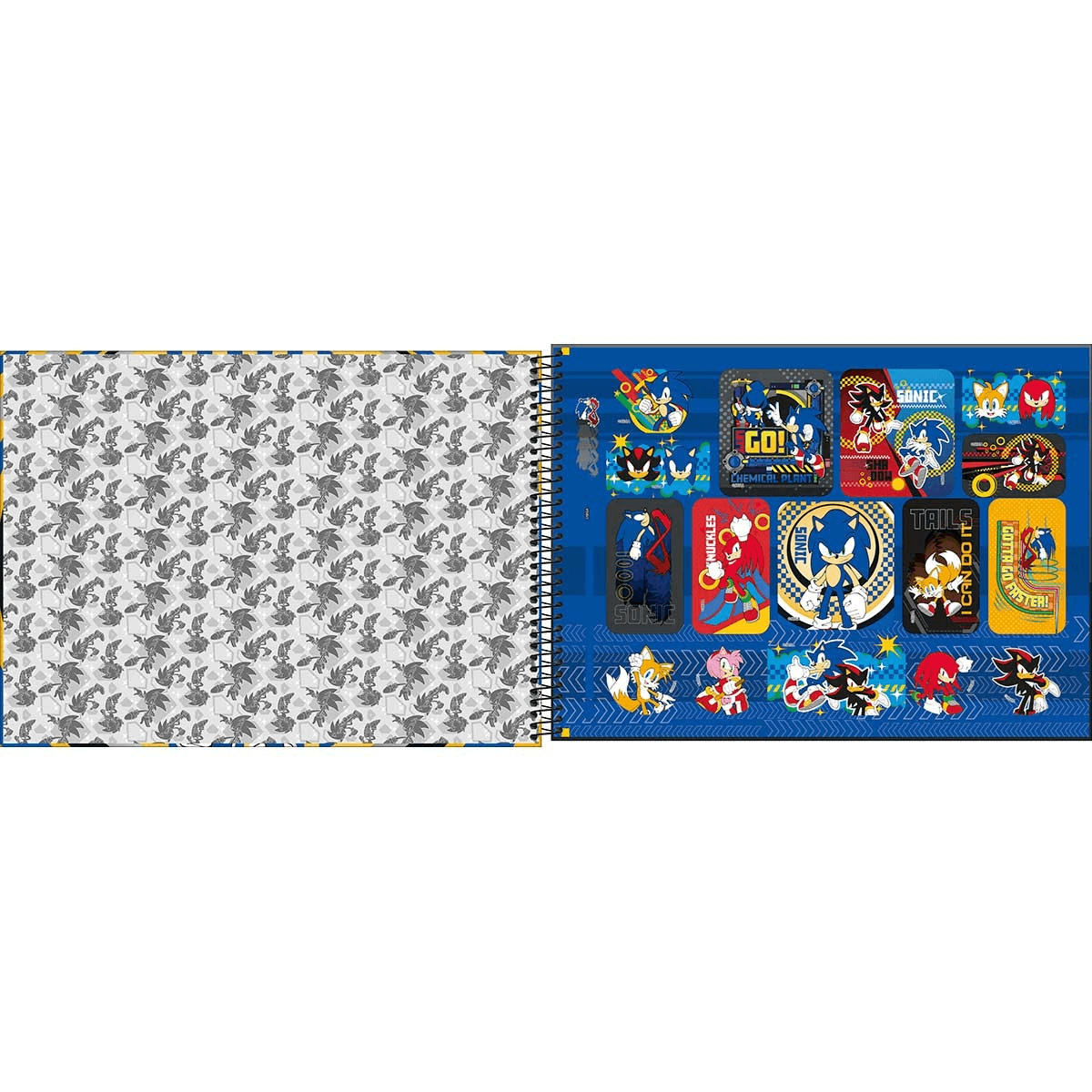 Caderno de Cartografia e Desenho Espiral Capa Dura Sonic 80 Folhas 34302 - Tilibra