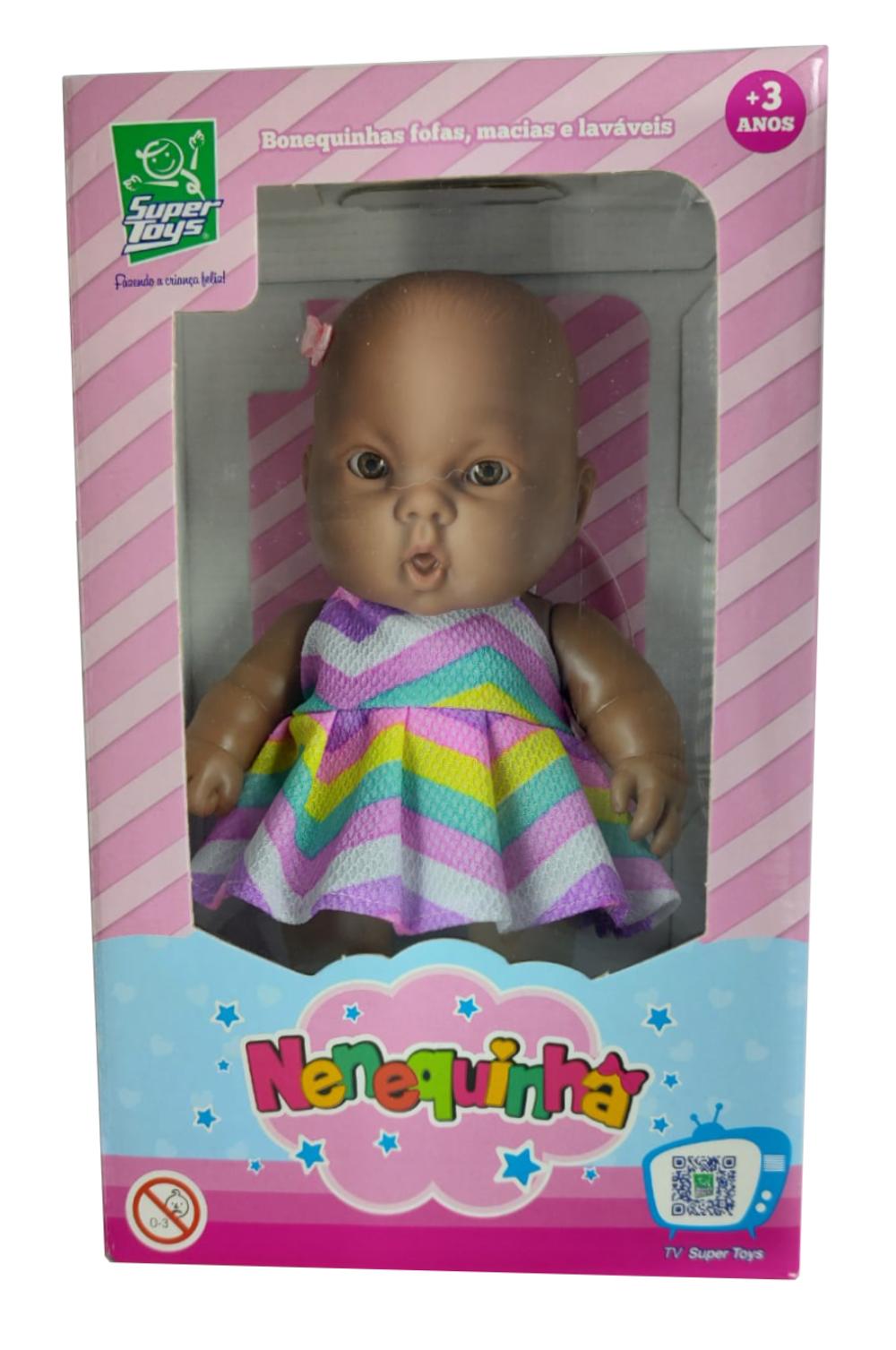 Boneca Nenequinha Negra - Super Toys