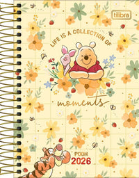 Agenda Espiral 2026 Pooh 12,9x18,7cm 176 Fls. 34784 - Tilibra
