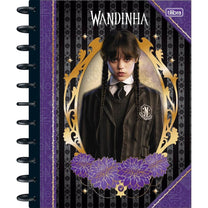 Caderno Universitário Tilidisco 10 Matérias Wandinha 160 Folhas 34935 - Tilibra