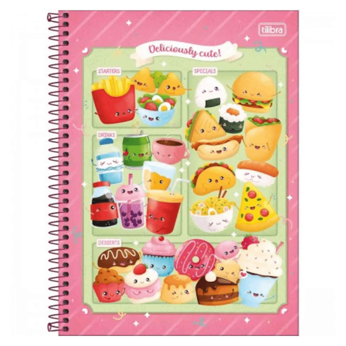 Caderno Espiral Universitário 1 Matéria Taste Connect 80 Fls. 35003 - Tilibra