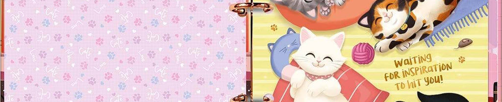 Caderno Argolado Colegial Purrfect Cats 80 Fls 35023 - Tilibra