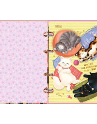 Caderno Argolado Colegial Purrfect Cats 80 Fls 35023 - Tilibra
