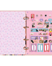 Caderno Argolado Colegial Purrfect Cats 80 Fls 35023 - Tilibra
