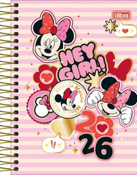 Agenda Espiral 2026 Minnie 11,7x16,4cm 176 Fls. 35466 - Tilibra
