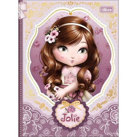 Caderno Brochura Colegial 80 Fls. Jolie 38389 - Tilibra