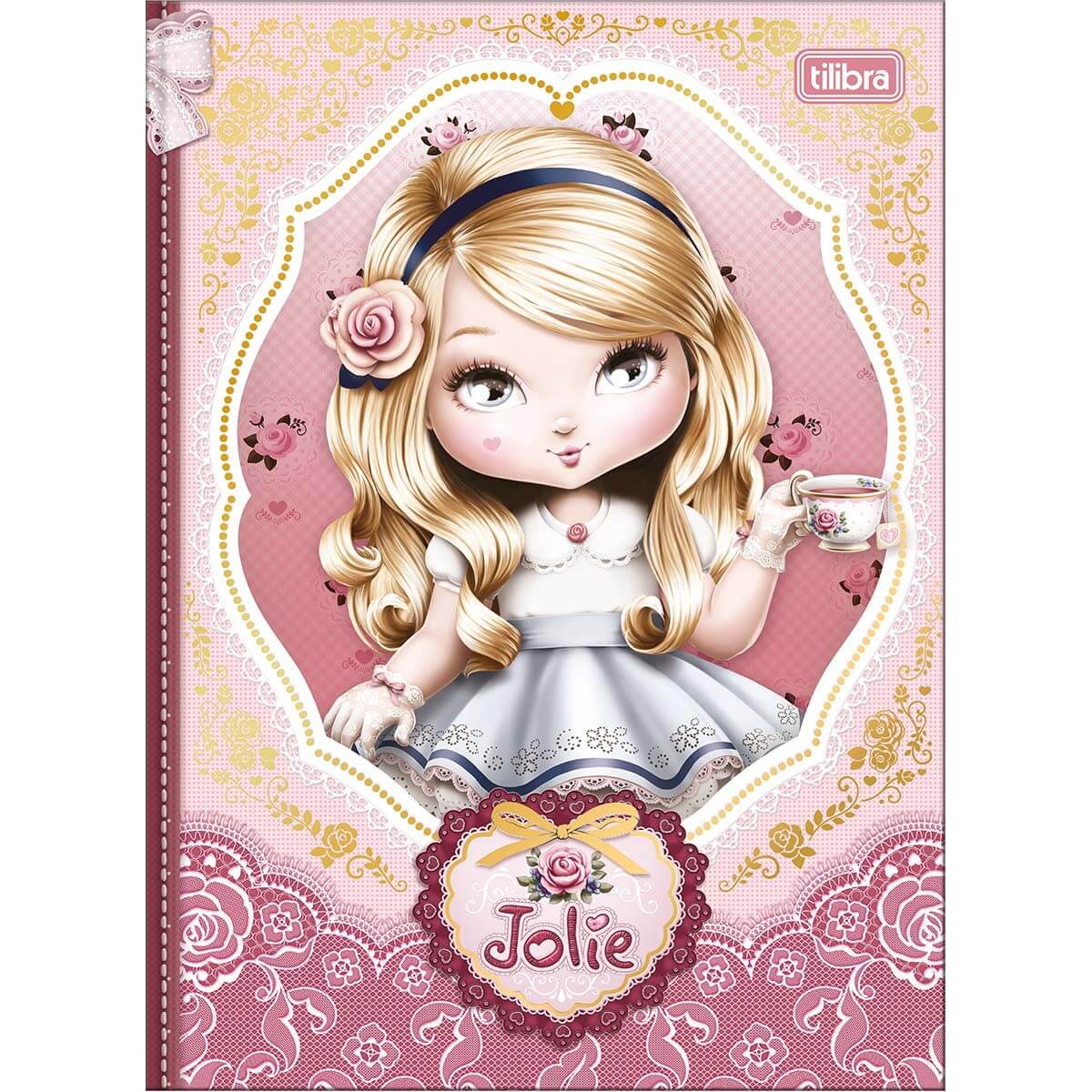 Caderno Brochura Colegial 80 Fls. Jolie 38389 - Tilibra