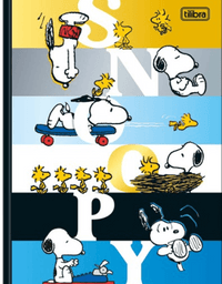 Caderno Brochura Colegial 80 Fls. Snoopy 39523 - Tilibra
