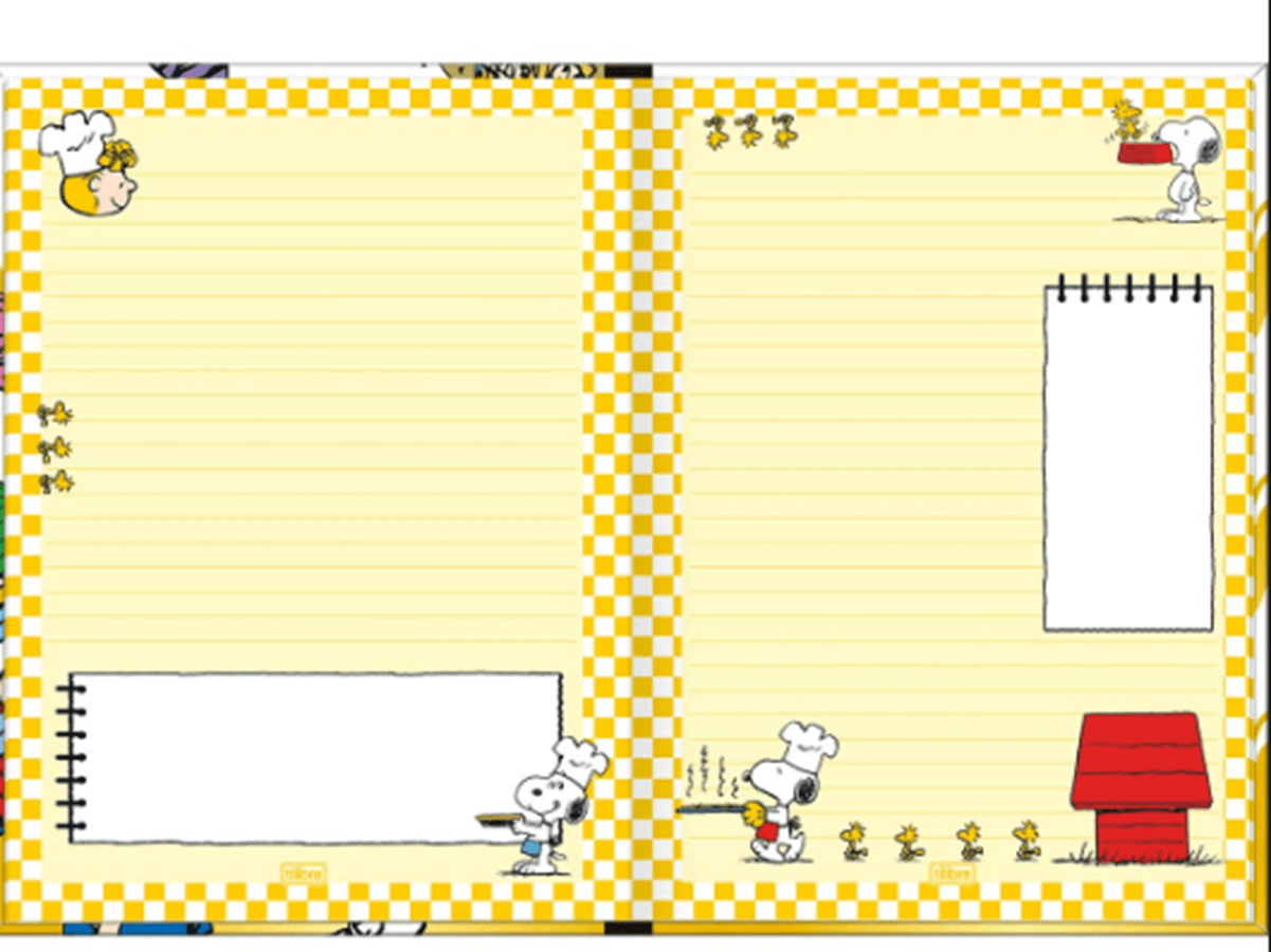 Caderno Brochura Colegial 80 Fls. Snoopy 39523 - Tilibra
