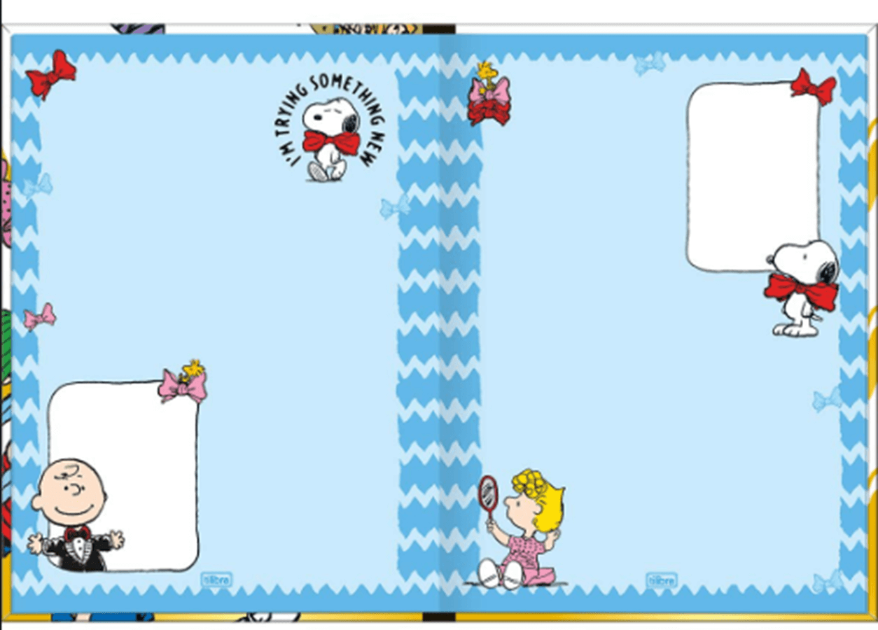 Caderno Brochura Colegial 80 Fls. Snoopy 39523 - Tilibra