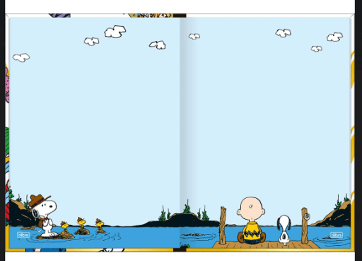 Caderno Brochura Colegial 80 Fls. Snoopy 39523 - Tilibra