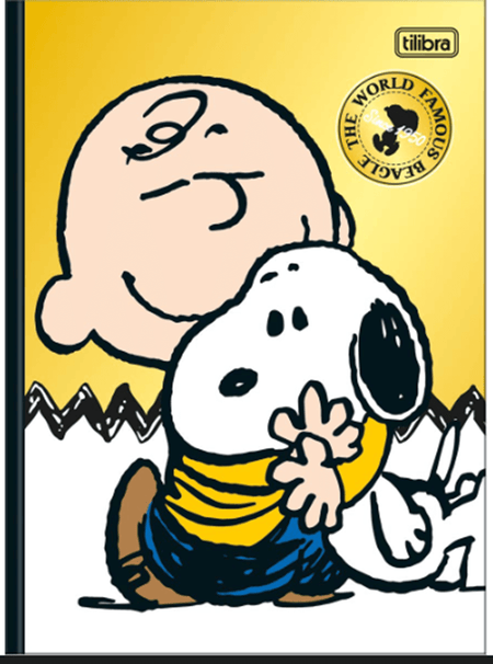 Caderno Brochura Colegial 80 Fls. Snoopy 39523 - Tilibra