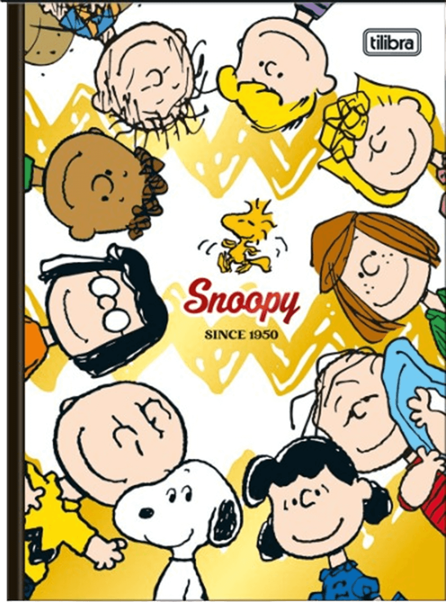 Caderno Brochura Colegial 80 Fls. Snoopy 39523 - Tilibra