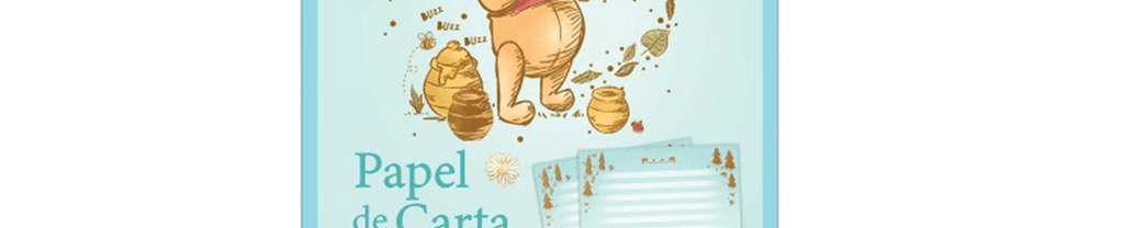 Papel de Carta Pooh 50 Fls. 17,5x24,0cm 39545 - Tilibra
