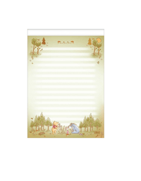 Papel de Carta Pooh 50 Fls. 17,5x24,0cm 39545 - Tilibra
