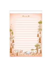 Papel de Carta Pooh 50 Fls. 17,5x24,0cm 39545 - Tilibra
