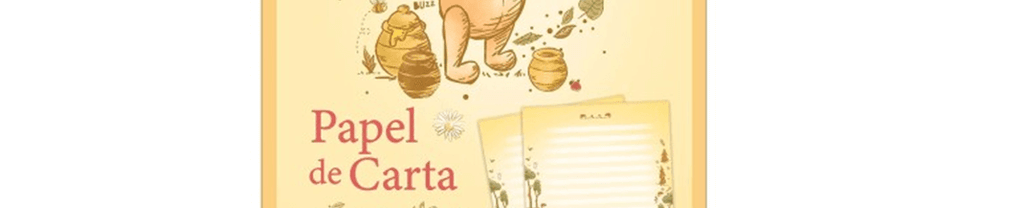 Papel de Carta Pooh 50 Fls. 17,5x24,0cm 39545 - Tilibra