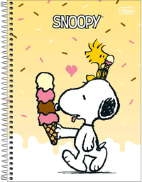 Caderno Espiral Universitário 1 Matéria Snoopy 80 Fls. 39605 - Tilibra

