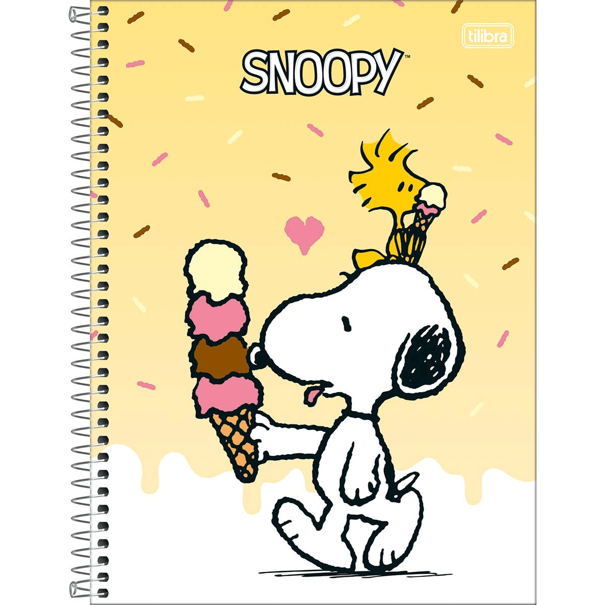 Caderno Espiral Universitário 1 Matéria Snoopy 80 Fls. 39605 - Tilibra