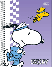 Caderno Espiral Universitário 1 Matéria Snoopy 80 Fls. 39605 - Tilibra
