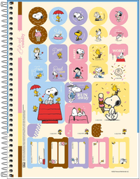 Caderno Espiral Universitário 1 Matéria Snoopy 80 Fls. 39605 - Tilibra
