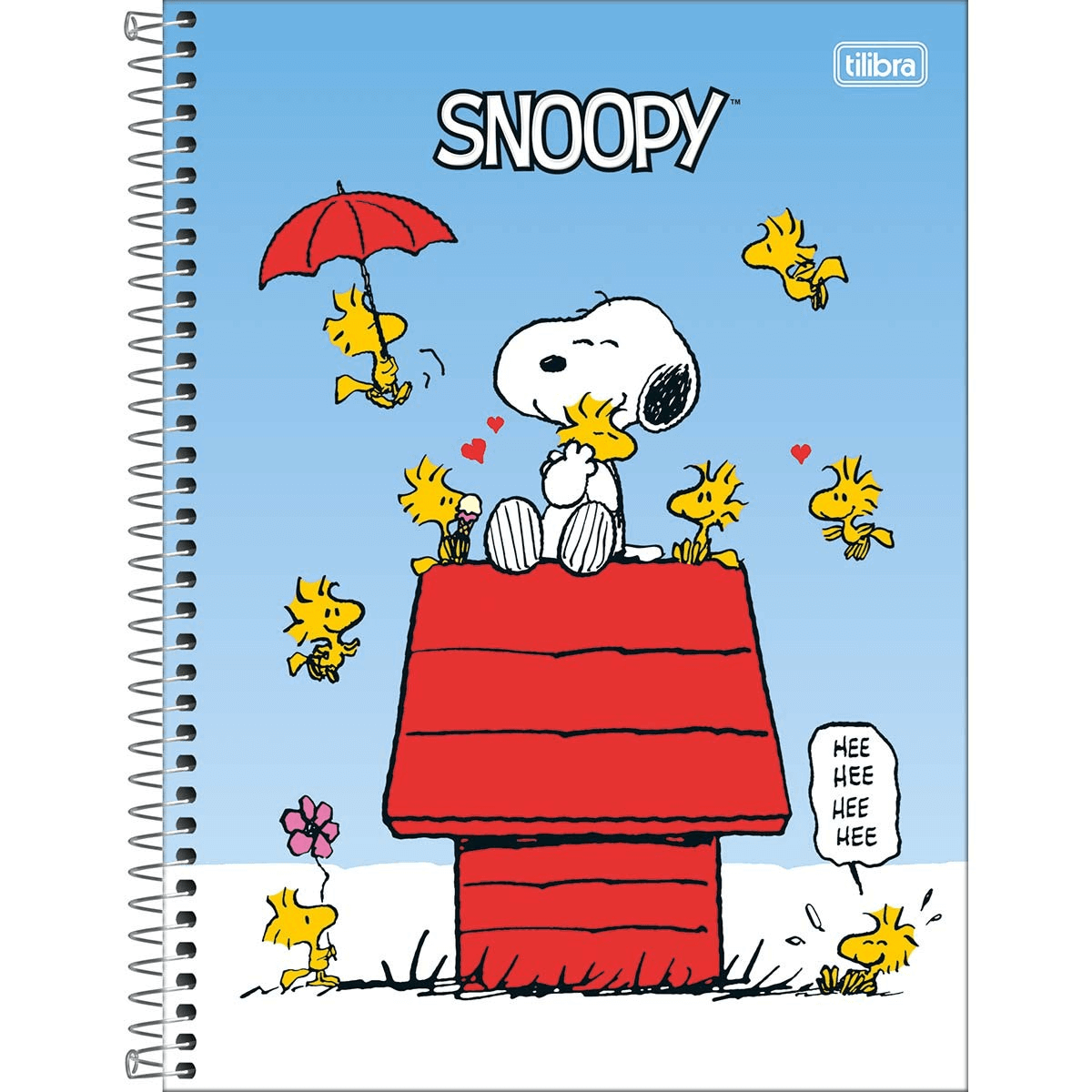 Caderno Espiral Universitário 1 Matéria Snoopy 80 Fls. 39605 - Tilibra