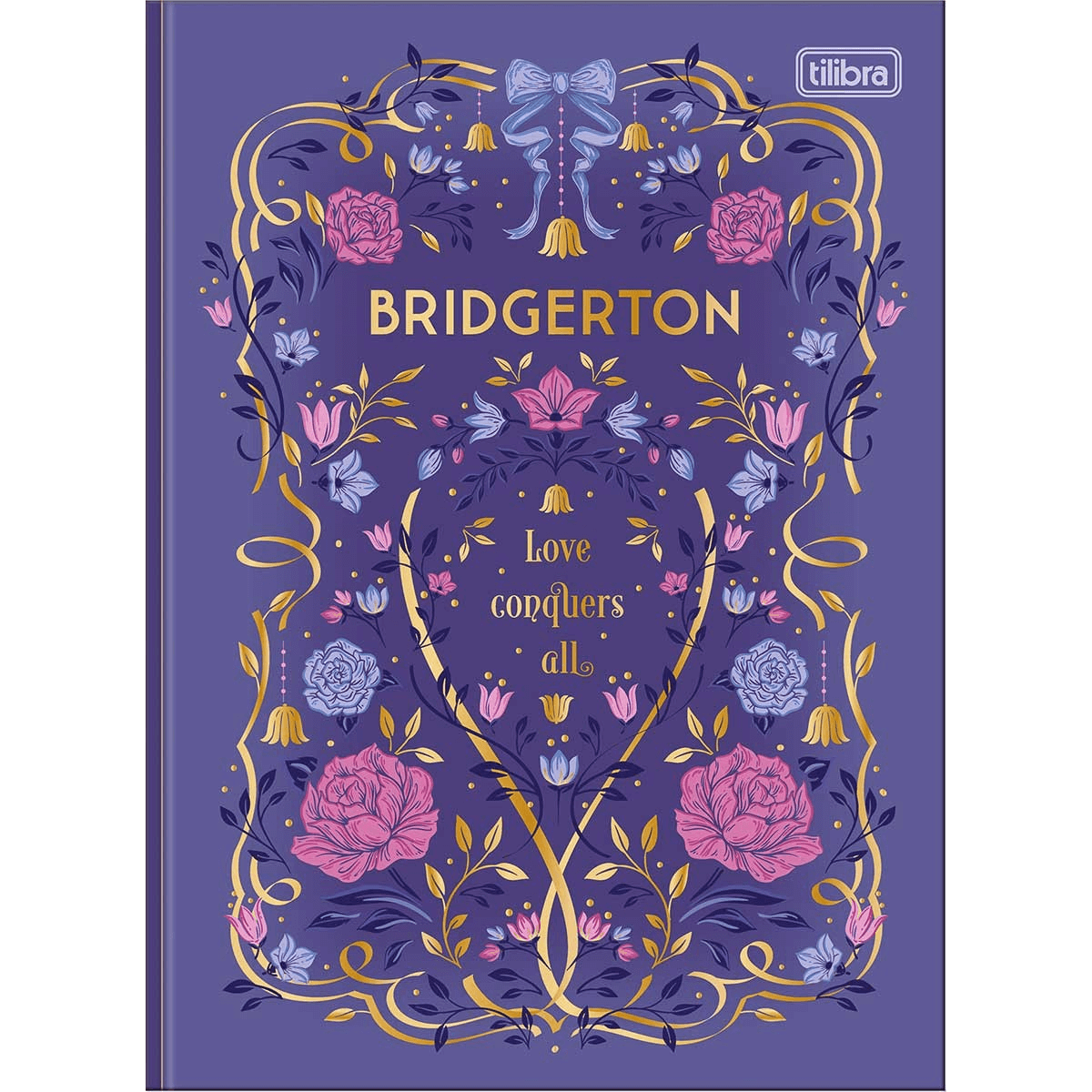 Caderno Brochura Capa Dura Colegial Bridgerton 80 Folhas 39746 - Tilibra