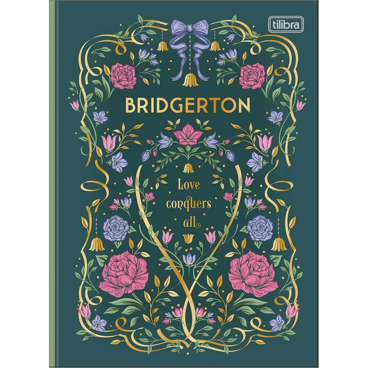 Caderno Brochura Capa Dura Colegial Bridgerton 80 Folhas 39746 - Tilibra