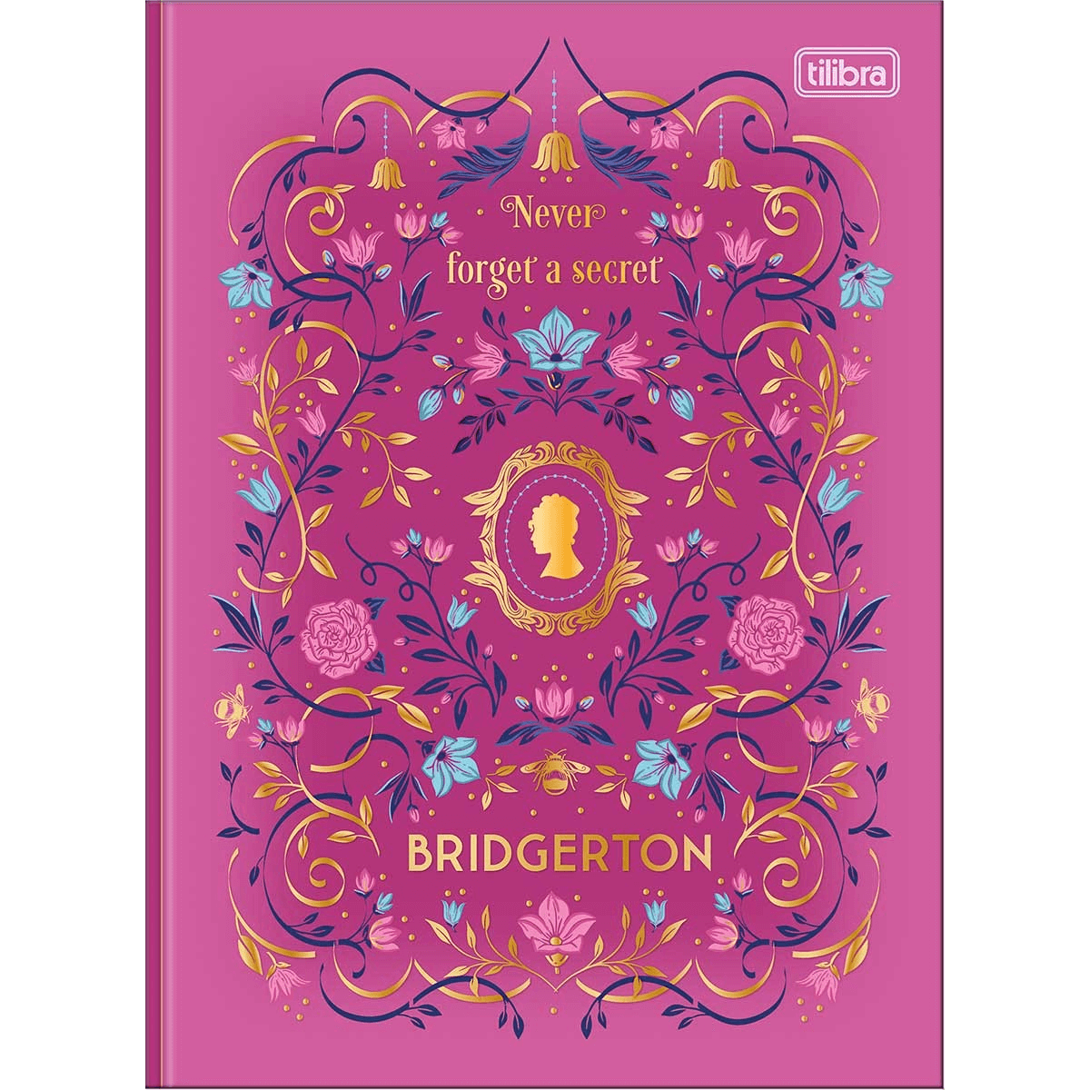 Caderno Brochura Capa Dura Colegial Bridgerton 80 Folhas 39746 - Tilibra