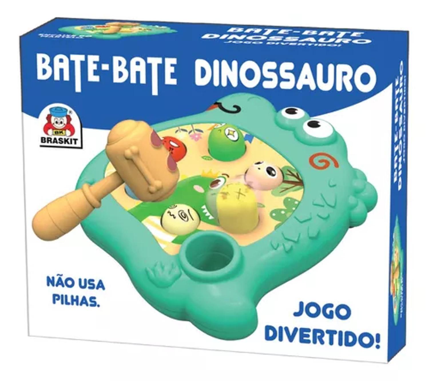 Jogo Bate-Bate Dinossauro 100-8 - Braskit