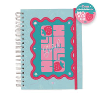 Caderno Universitário Smart 80 Fls. 90g/m² Morango Hello - 4484
