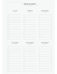 Agenda Planner Permanente Espiral 175x242 160 Pág. Wish 69081 - Jandaia
