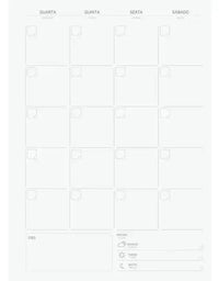 Agenda Planner Permanente Espiral 175x242 160 Pág. Wish 69081 - Jandaia
