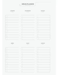 Agenda Planner Permanente Espiral 175x242 160 Pág. Wish 69081 - Jandaia
