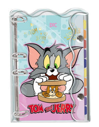 Fichário Colegial PVC Cristal 192 Fls. Tom e Jerry  4506 - Dac
