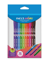 Caneta Esferográfica Next Colors 10 Cores 5.7694 - CIS
