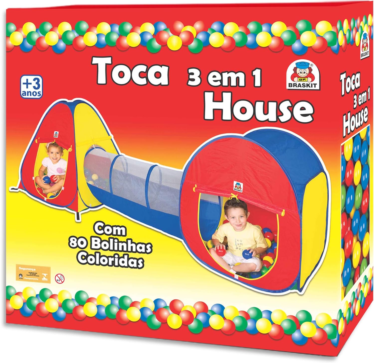 TOCA 3 EM 1 HOUSE 4607 - BRASKIT