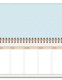 Planner Organizador Semanal Borboletas no Jardim 52 fls. 4628 - Fina Ideia
