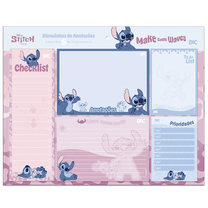 Bloquinhos de Anotações com 5 Modelos 20 Folhas cada Stitch 4663 - Dac