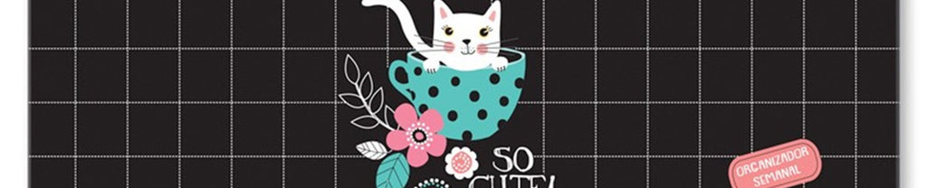 Planner Organizador Semanal Gato 52 fls. 4673 - Fina Ideia