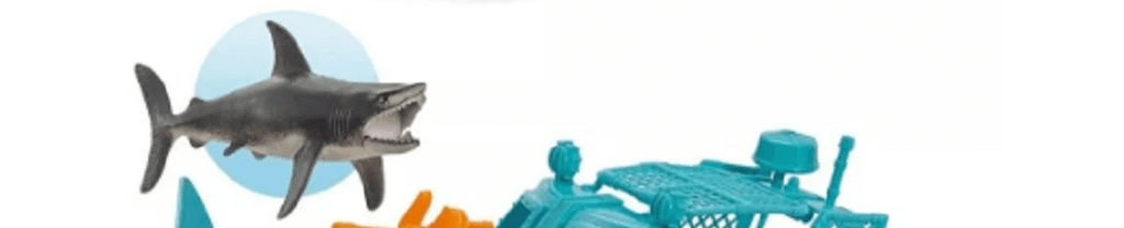 Barco 36 cm Shark Wave Com Tubarão 467 - Usual