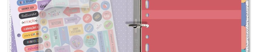 Caderno Argolado Coleção Sempre Viva 80 Folhas 3 Argolas 4781 - Fina Idéias