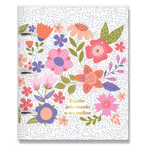 Caderno Argolado Coleção Sempre Viva 80 Folhas 3 Argolas 4781 - Fina Idéias