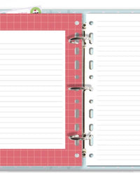 Caderno Argolado Borboletas no Jardim 80Fls 90g/m² 12 Divisórias 4792 - Fina Ideia

