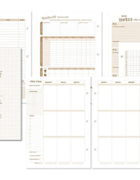 Planner Permanente Argolado Orgânica 103 Folhas 12 Divisórias 4884 - Fina Ideia
