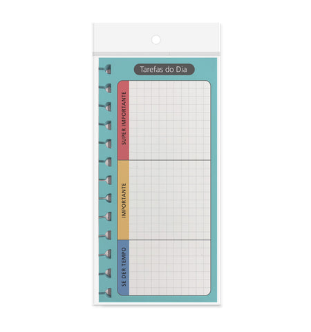 Bloquinho Folhas Removíveis Tarefas do Dia 30 Folhas 5845 - Fina Ideia